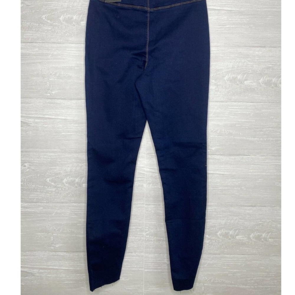 MISSGUIDED HIGH RISE RAW EDGE SKINNY JEGGINGS 4